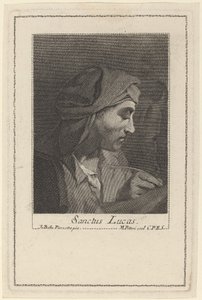 Heiliger Lukas von Marco Alvise Pitteri after Giovanni Battista Piazzetta