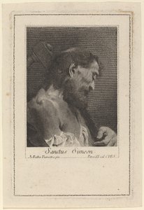 Heiliger Simeon von Marco Alvise Pitteri after Giovanni Battista Piazzetta