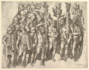 Speculum Romanae Magnificentiae: Eine römische Legion von der Trajanssäule, 16. Jahrhundert
