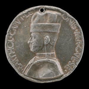 Bartolommeo Colleone aus Bergamo, 1400-1475, Condottiere [Vorderseite], 1454 oder später von Marco Guidizani
