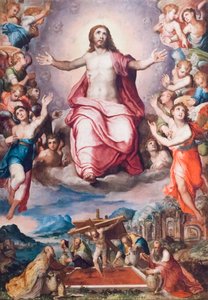 Die Mystische Presse und Christus in Herrlichkeit von Marco Pino