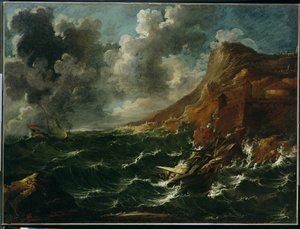 Schiffe in einem Sturm