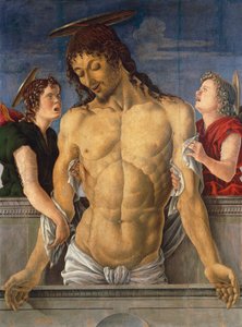 Kreuzabnahme Christi, unterstützt von Engeln von Marco Zoppo