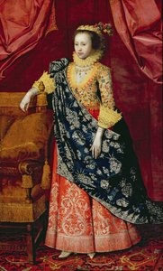 Porträt einer Dame, hier genannt Arabella Stuart von Marcus (attr. to) Gheeraerts