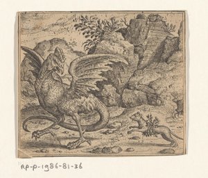 Fabel vom Basilisken und dem Wiesel von Marcus Gheeraerts (I)