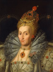 Porträt von Königin Elizabeth I., Büste