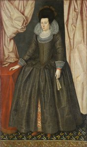 Porträt einer Frau von Marcus Gheeraerts
