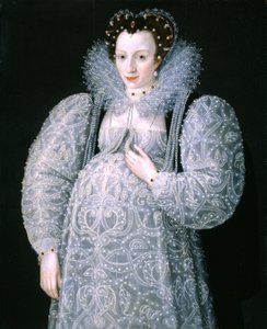 Porträt einer unbekannten Dame von Marcus Garret Gheeraerts the Younger