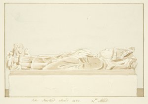 Abbild von Abt Newland in der Kathedrale von Bristol von Marcus H. Homes