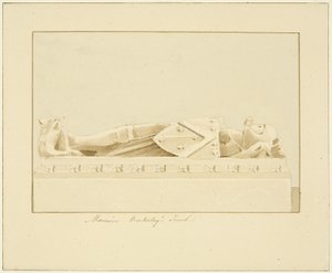 Abbild von Maurice, 7. Earl of Berkeley, in der Kathedrale von Bristol von Marcus H. Homes