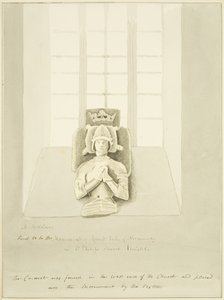 Effigie von Robert, Herzog der Normandie, in St. Philip