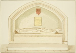 Denkmal von Robert, Earl of Gloucester, im südlichen Seitenschiff von St. James