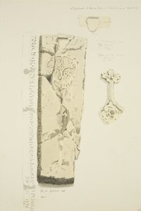 Grab in der Wand der Krypta von St. Nicholas gefunden von Marcus H. Homes