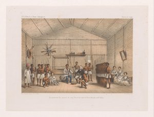 Besuch bei Prinz Ratsiba und Blutseidzeremonie von Marcus Jacob Goedkind