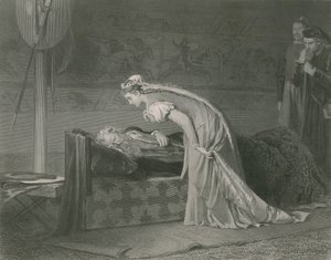 Lear und Cordelia, König Lear von Marcus Stone