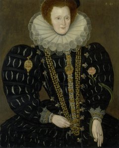 Porträt von Lady Elizabeth Knightley von Marcus the Younger Gheeraerts