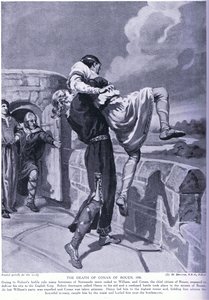 Der Tod von Conan von Rouen 1090 n. Chr.