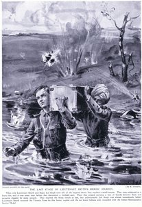 Die letzte Etappe von Leutnant Smyths heldenhafter Reise: Victoria-Kreuz verliehen Mai 1915