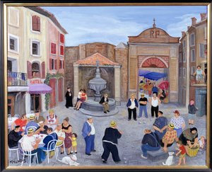 Dorf in der Provence von Margaret Loxton