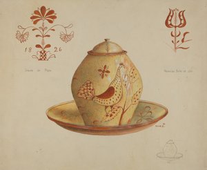 Pa. Deutscher Deckelkrug