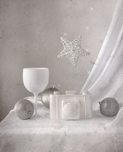 Weiße Weihnachtseleganz