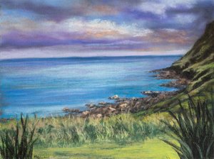 Ein Strand in Cornwall von Margo Starkey