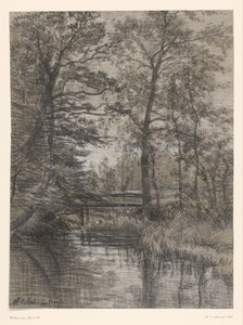 Teich im Wald von Maria Bilders van Bosse (signed by artist)