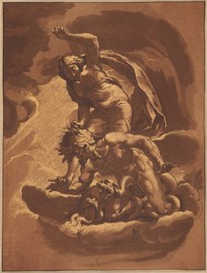 Der Triumph der Wahrheit über den Neid von Maria Catharina Prestel after Jacopo Ligozzi