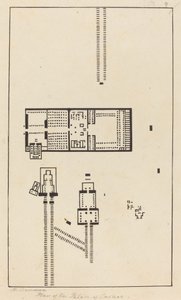 Plan des Palastes von Carnac