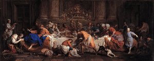 Fest im Haus von Simon dem Pharisäer, ca. 1748 von Maria Felice Tibaldi Subleyras