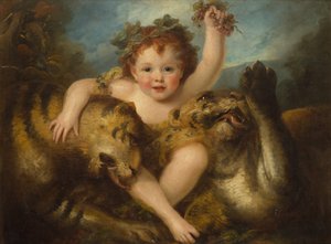 Porträt des Hon. George Lamb als der infantile Bacchus