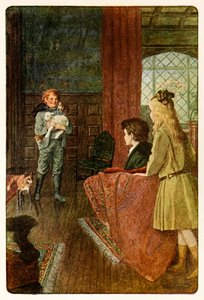 "Dickon came in smiling his nicest wide smile" aus The Secret Garden von Frances Hodgson Burnett (1849-1924)