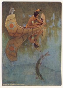 Illustration für Hiawatha von Longfellow von Maria Louise Kirk