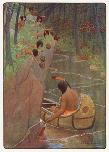 Illustration für Hiawatha von Longfellow