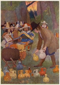 Illustration für die Geschichte von Rip Van Winkle
