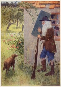Illustration zur Geschichte von Rip Van Winkle