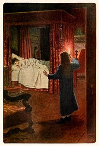„Wer bist du? - Bist du ein Geist?“ aus The Secret Garden von Frances Hodgson Burnett (1849-1924) von Maria Louise Kirk