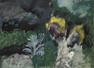 Landschaft mit Büschen, Marcel Proust Allee