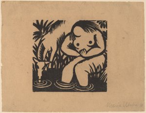 Frau am Wasser