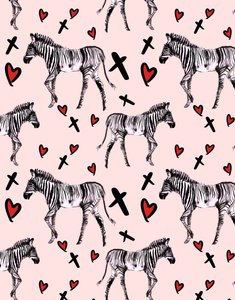Zebra Liebe, Pink
