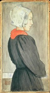 Niederländisches Mädchen von Marianne Stokes