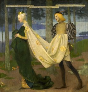 Die Königin und der Page ("Es war einmal ein König" von Heinrich Heine) von Marianne Stokes