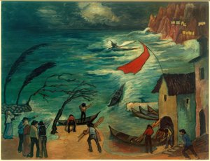 Fischer im Sturm von Marianne von Werefkin
