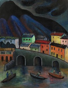 Nachtfischen in Ascona, 1920er-1930er Jahre von Marianne von Werefkin