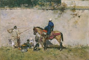 Orientalismus: Eine marokkanische Familie am Wasser