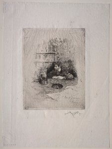 Porträt von Edouardo Zamaçóis von Mariano Fortuny y Marsal