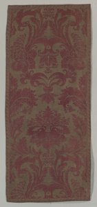 Reproduktion eines florentinischen Samts von Mariano Fortuny y Madrazo