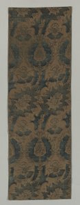 Reproduktion eines florentinischen Samts von Mariano Fortuny y Madrazo