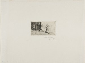 Eine Straße in Sevilla von Mariano Fortuny y Marsal