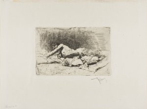 Mann rollt von Mariano Fortuny y Marsal